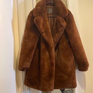 Primark fluffy coat
